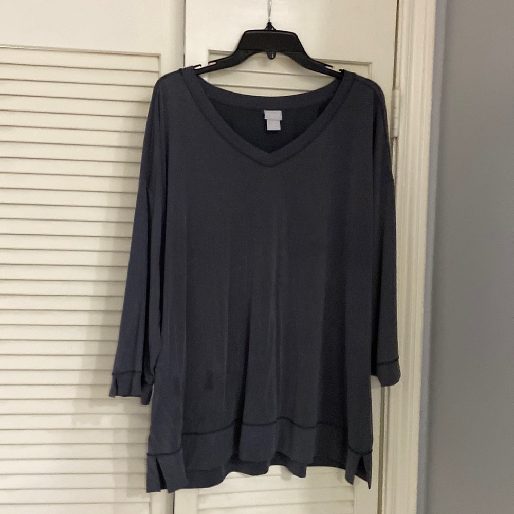 Chico’s Zenergy Sandwashed Tunic